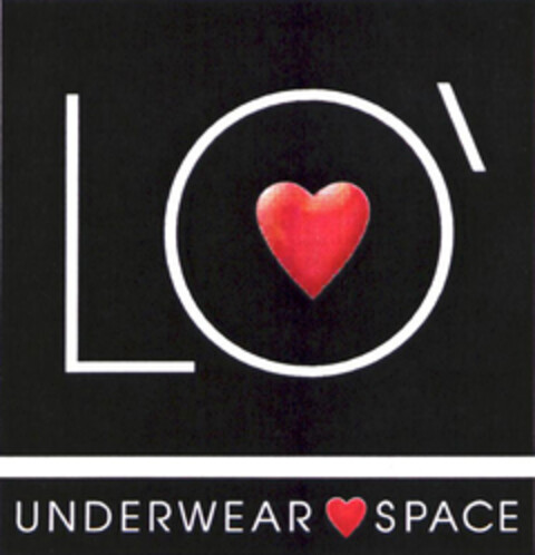 LO`UNDERWEAR SPACE Logo (EUIPO, 11.08.2004)