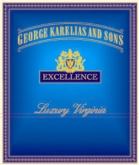 EXCELLENCE GEORGE KARELIAS AND SONS Luxury Virginia Logo (EUIPO, 04.06.2007)