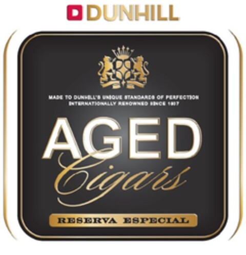 DUNHILL AGED Cigars RESERVA ESPECIAL Logo (EUIPO, 09.10.2013)