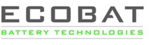 ECOBAT BATTERY TECHNOLOGIES Logo (EUIPO, 16.03.2016)