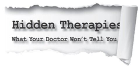 Hidden Therapies What Your Doctor Won't Tell You Logo (EUIPO, 10/17/2017)