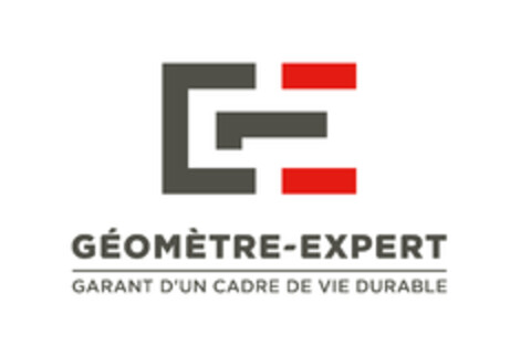 GEOMETRE-EXPERT GARANT D'UN CADRE DE VIE DURABLE Logo (EUIPO, 05/25/2018)