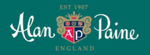 EST 1907 ALAN AP PAINE ENGLAND Logo (EUIPO, 09/25/2018)