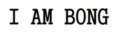 I AM BONG Logo (EUIPO, 01.03.2019)