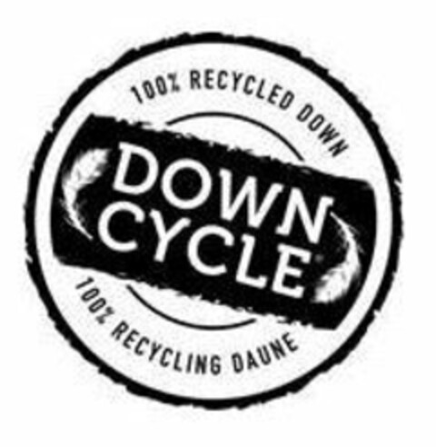 DOWN CYCLE 100% RECYCLED DOWN 100% RECYCLING DAUNE Logo (EUIPO, 03/01/2019)