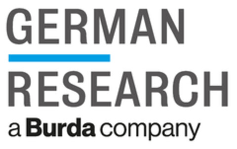 GERMAN RESEARCH a Burda company Logo (EUIPO, 05/12/2020)