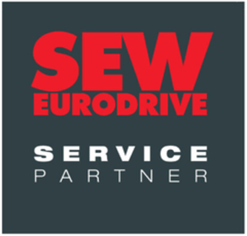 SEW EURODRIVE SERVICE PARTNER Logo (EUIPO, 04/20/2022)