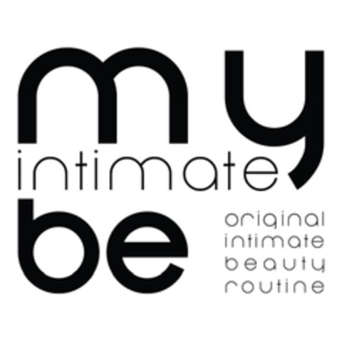 my intimate be original intimate beauty routine Logo (EUIPO, 14.06.2022)