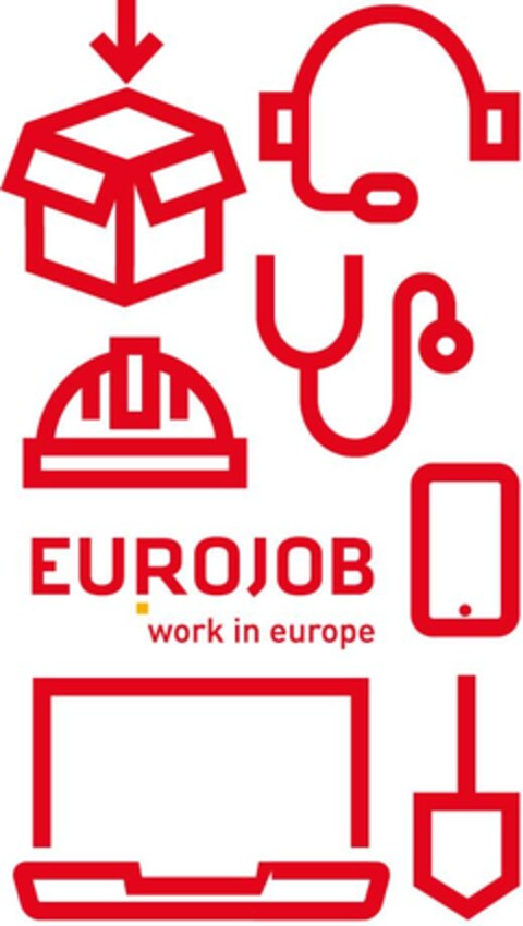 EUROJOB work in europe Logo (EUIPO, 16.03.2023)