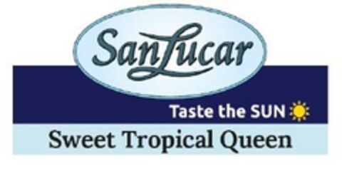 SanLucar Taste the SUN Sweet Tropical Queen Logo (EUIPO, 20.10.2023)