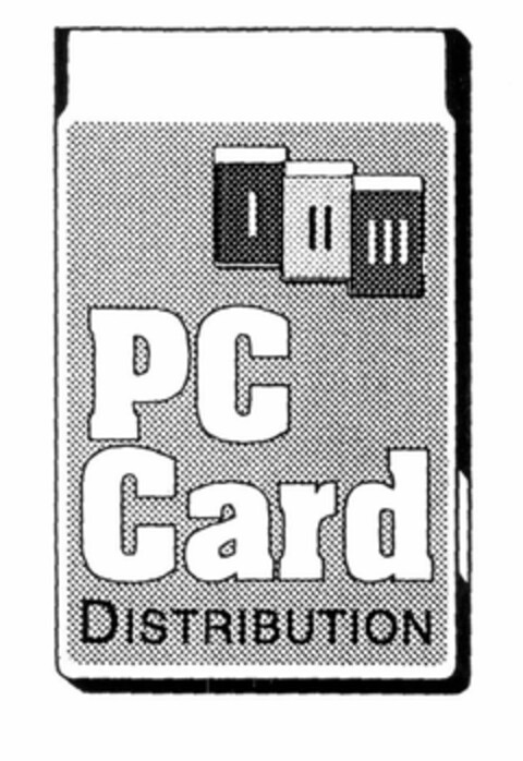 I II III PC Card DISTRIBUTION Logo (EUIPO, 08.04.1997)