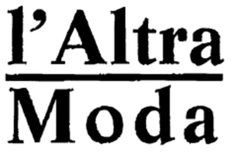 l'Altra Moda Logo (EUIPO, 28.12.1998)