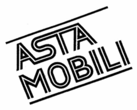 ASTA MOBILI Logo (EUIPO, 22.02.1999)