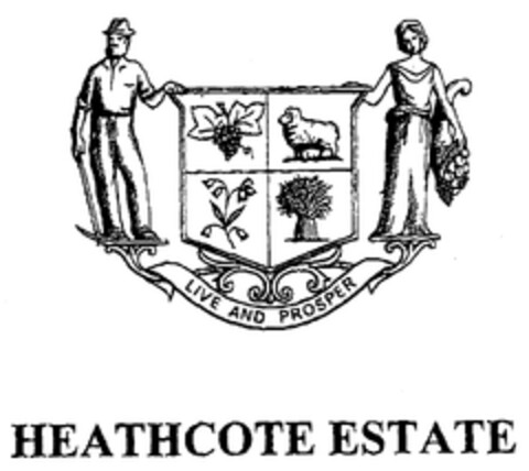 HEATHCOTE ESTATE LIVE AND PROSPER Logo (EUIPO, 03.03.1999)