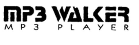 MP3 WALKER MP3 PLAYER Logo (EUIPO, 30.12.1999)