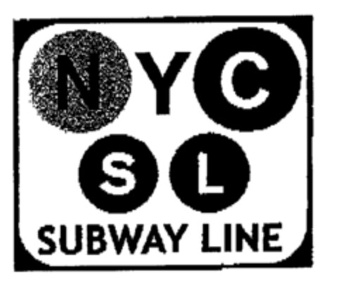 NYC SL SUBWAY LINE Logo (EUIPO, 03/05/2002)