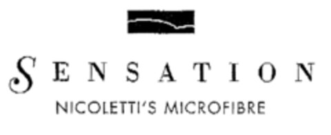 SENSATION NICOLETTI'S MICROFIBRE Logo (EUIPO, 10/10/2002)