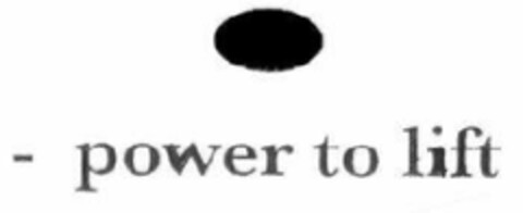 power to lift Logo (EUIPO, 25.11.2003)