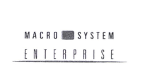 MACRO SYSTEM ENTERPRISE Logo (EUIPO, 31.05.2004)