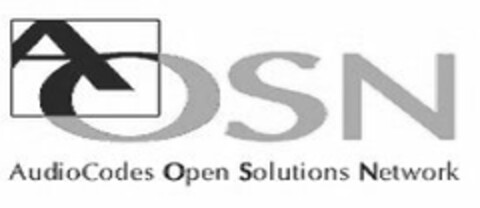 AOSN AudioCodes Open Solutions Network Logo (EUIPO, 08.07.2006)