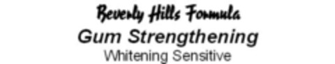 Beverly Hills Formula Gum Strengthening Whitening Sensitive Logo (EUIPO, 16.02.2007)
