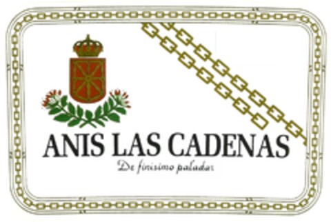 ANIS LAS CADENAS De finísimo paladar Logo (EUIPO, 11/10/2010)