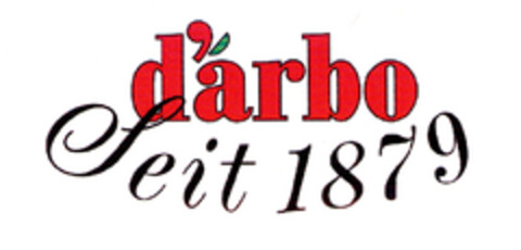 d'arbo Seit 1879 Logo (EUIPO, 15.02.2011)