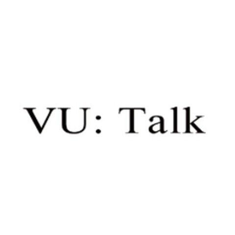 VU: TALK Logo (EUIPO, 07/26/2013)