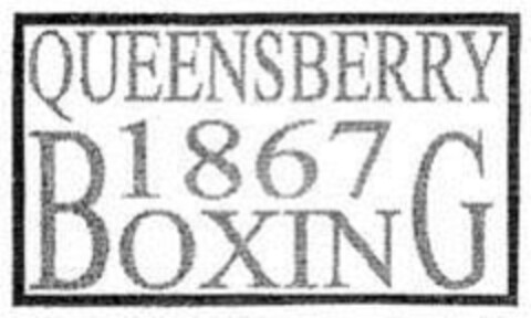 QUEENSBERRY 1867 BOXING Logo (EUIPO, 01/24/2014)