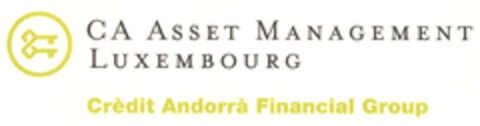 CA ASSET MANAGEMENT LUXEMBOURG CREDIT ANDORRA FINANCIAL GROUP Logo (EUIPO, 05/28/2014)