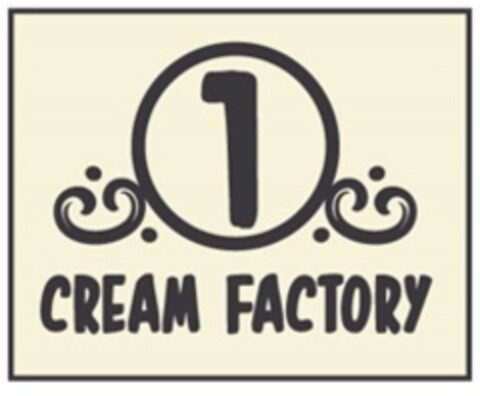 1 CREAM FACTORY Logo (EUIPO, 29.08.2014)