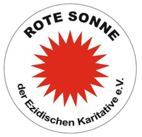 ROTE SONNE der Ezidischen Karitative e.V. Logo (EUIPO, 10/17/2014)