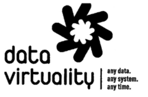 data virtuality any data. any system.any time. Logo (EUIPO, 03.02.2015)