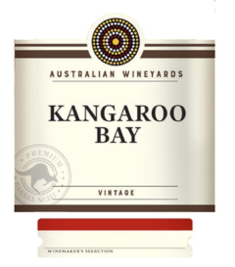 Australian Wineyards KANGAROO BAY Vintage PREMIUM BARREL Nº.312 Winemaker's Selection Logo (EUIPO, 09.05.2018)