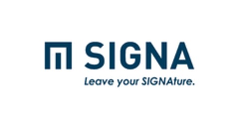 SIGNA Leave your SIGNAture Logo (EUIPO, 08/14/2019)