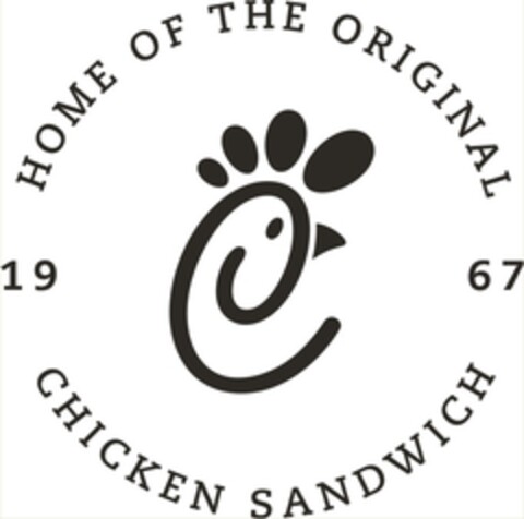 HOME OF THE ORIGINAL CHICKEN SANDWICH 1967 Logo (EUIPO, 23.10.2019)