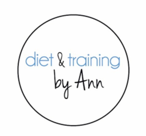 diet & training by Ann Logo (EUIPO, 12/03/2019)