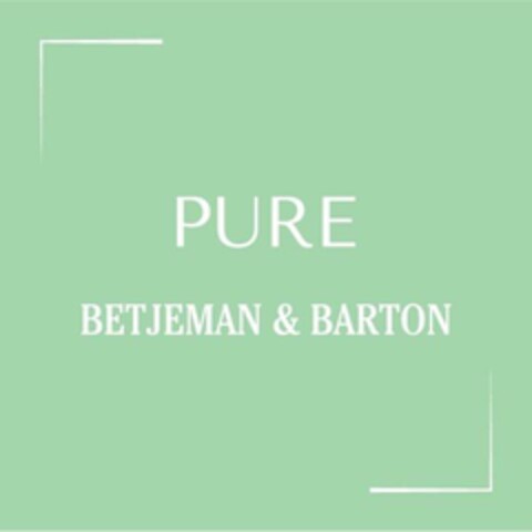 PURE BETJEMAN & BARTON Logo (EUIPO, 19.02.2021)