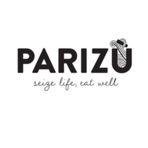 PARIZU' SEIZE LIFE, EAT WELL Logo (EUIPO, 04.10.2021)