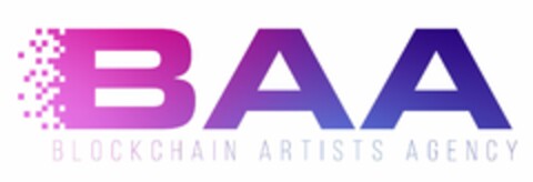 BAA BLOCKCHAIN ARTISTS AGENCY Logo (EUIPO, 10.11.2021)