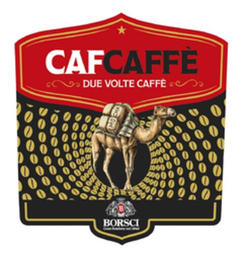 CAFCAFFE DUE VOLTE CAFFÈ Logo (EUIPO, 22.08.2023)