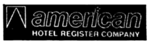 american HOTEL REGISTER COMPANY Logo (EUIPO, 17.06.1996)