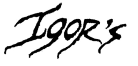 IGOR'S Logo (EUIPO, 02.07.1998)