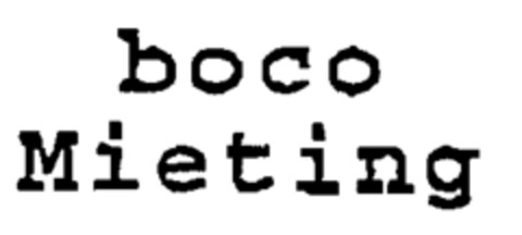 boco Mieting Logo (EUIPO, 14.01.1999)