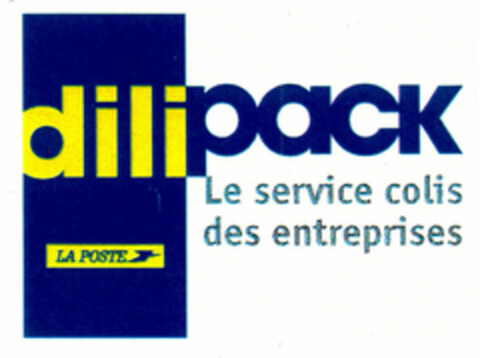 dilipack Le service colis des entreprises LA POSTE Logo (EUIPO, 02.07.1999)