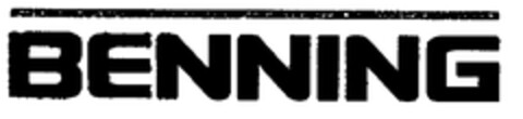 BENNING Logo (EUIPO, 10/28/1999)