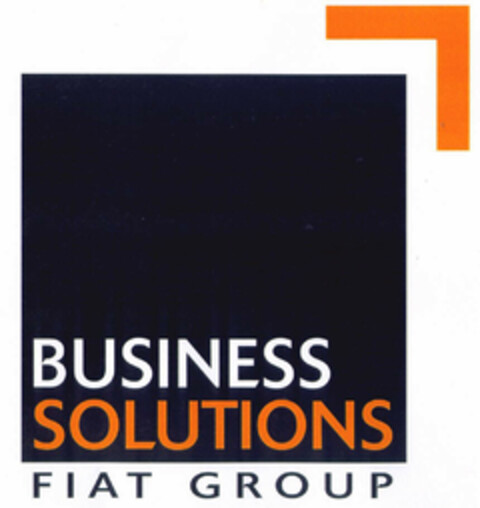 BUSINESS SOLUTIONS FIAT GROUP Logo (EUIPO, 02.05.2001)