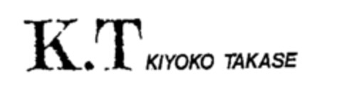 K.T KIYOKO TAKASE Logo (EUIPO, 08.10.2001)