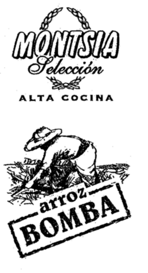 MONTSIA Selección ALTA COCINA arroz BOMBA Logo (EUIPO, 03.12.2001)