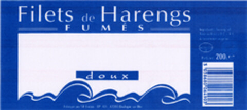 Filets de Harengs FUMÉS doux Logo (EUIPO, 27.02.2002)